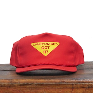 Vintage Snapback Trucker Hat Baseball Cap Lightolier&#39;s Got It Electric Lighting Fixtures Track Lights Exterior Bulb