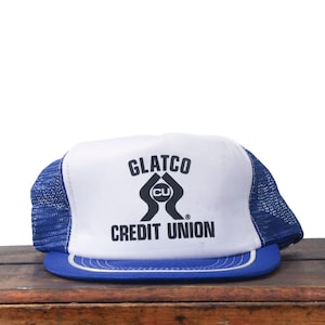 Vintage Glatco Federal Credit Union Money Bank Finance Cooperative Spring Grove PA Pennsylvania Snapback Trucker Hat Baseball Cap