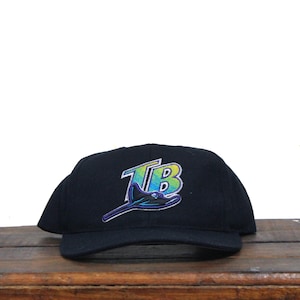 Cappellino da baseball vintage Tampa Bay Devil Rays Florida Snapback anni &#39;90