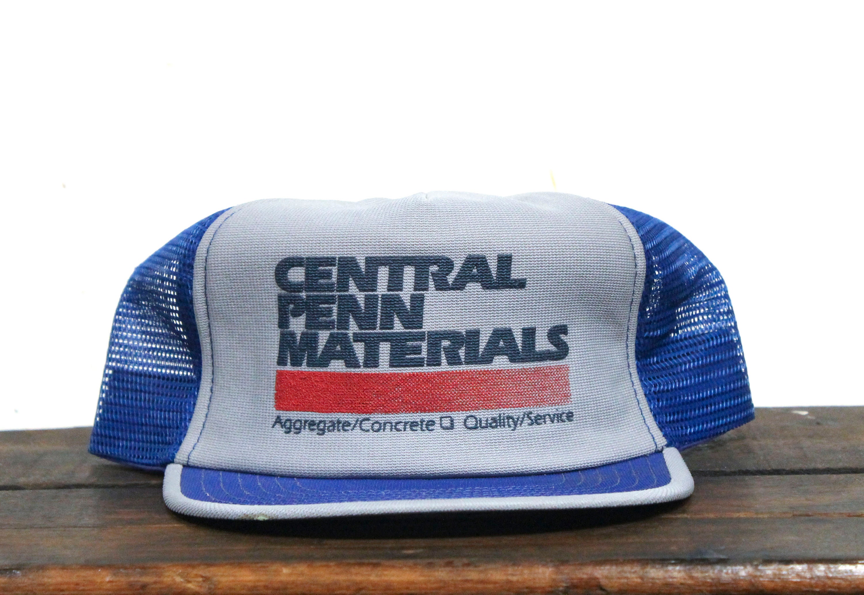 Vintage Central Penn Materials Building Supply Supplies Concrete Pennsylvania Trucker Hat Snapback Baseball Cap Made in USA