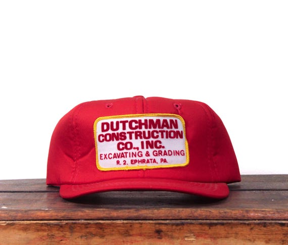 Casquette Snapback Vintage Beechfield - Rouge Et Blanc, Taille Unique, Fabriquée En France