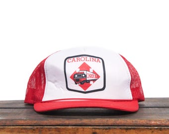 Casquette de baseball/camionneur en denim noir vintage Von