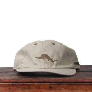 Czapka bejsbolówka vintage bez struktury z paskiem na plecach Tommy Bahama Clothing Company Relax Swordfish zdjęcie 1