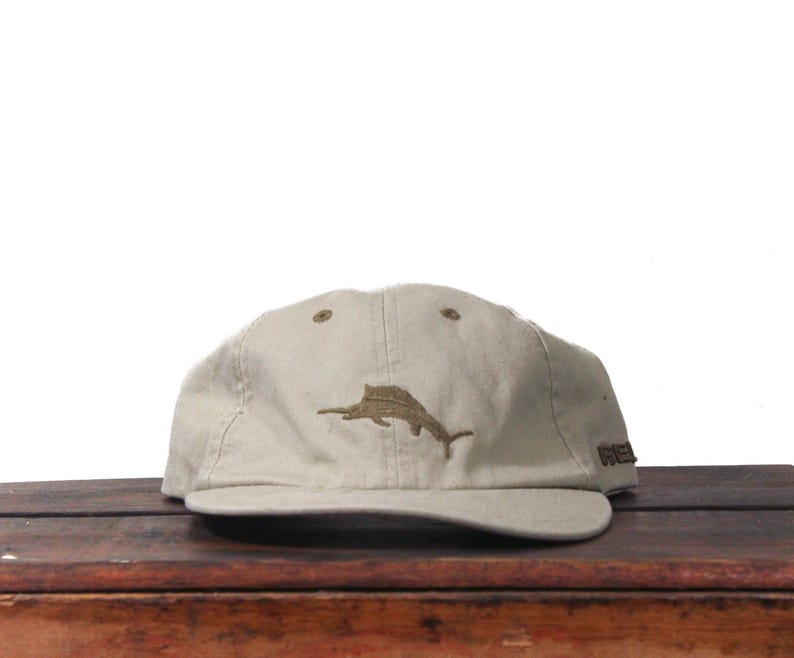 Czapka bejsbolówka vintage bez struktury z paskiem na plecach Tommy Bahama Clothing Company Relax Swordfish zdjęcie 1