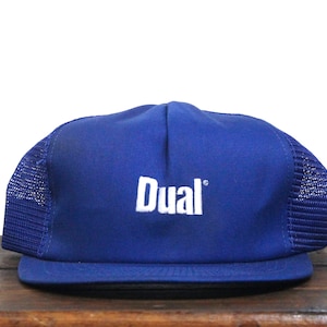 Vintage Trucker Hat Snapback Baseball Cap Dual Fertilizer Farm Agriculture Seeds Made In USA