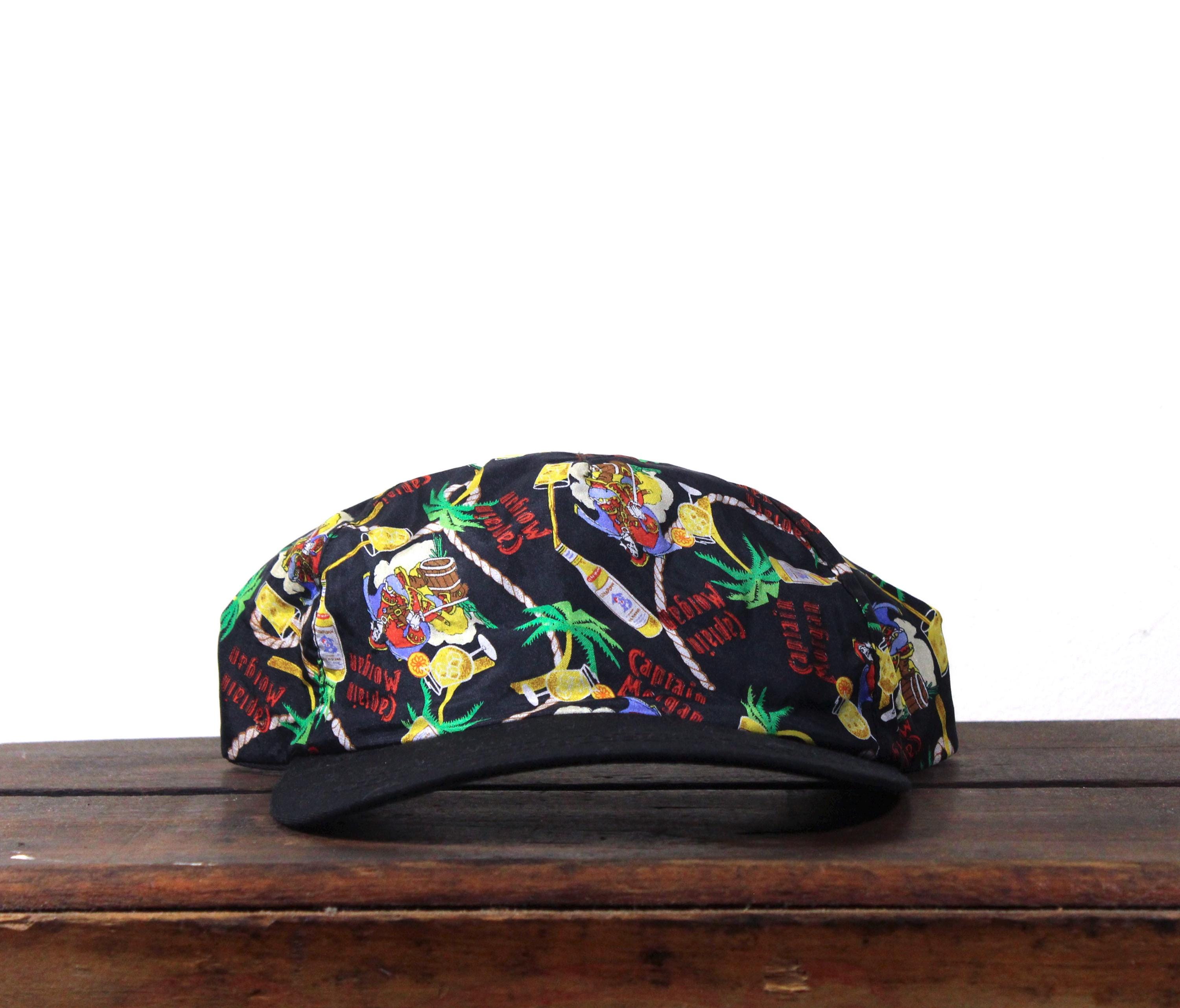 Vintage 90s All Over Print Pattern Captain Morgan Spiced Rum
