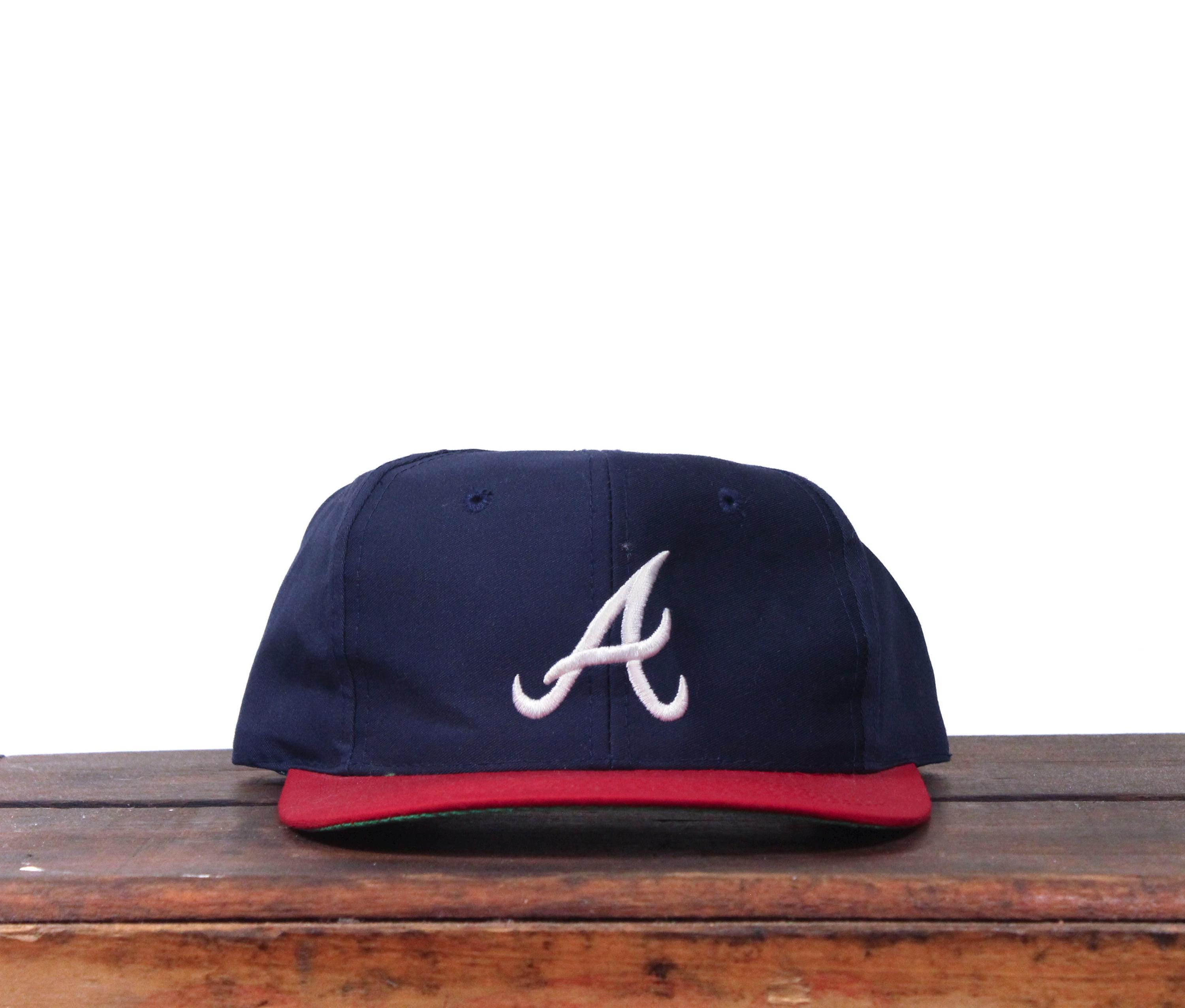 Vintage 90s Atlanta Braves MLB Georgia Snapback Hat Baseball Vintage 90s Atlanta Braves MLB Georgia Snapback Hat Baseball