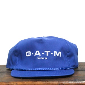 Vintage Strapback Trucker Hat Baseball Cap GATM Corp Telecom Equipment Manufacturing Telephone Internet Supply