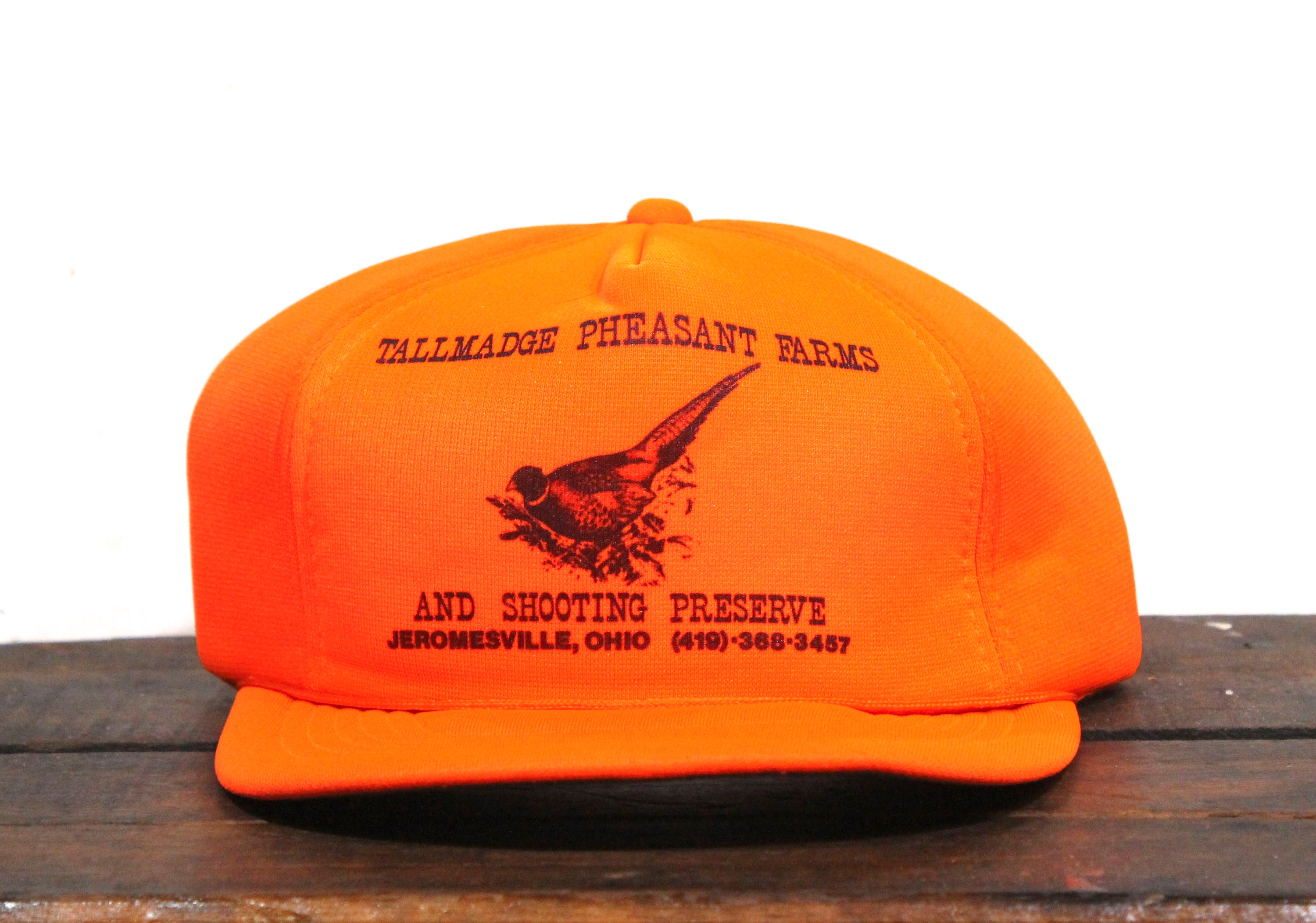 Vintage Blaze Orange Tallmadge Pheasant Farms & Shooting Preserve  Jeromesville Ohio Hunting Fishing Guns Trucker Hat Snapback Baseball Cap -  Etsy