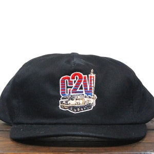 Vintage Trucker Hoed Snapback Baseball Cap C2V M4 Command and Control Vehicle Militaire Tank Leger Veteraan