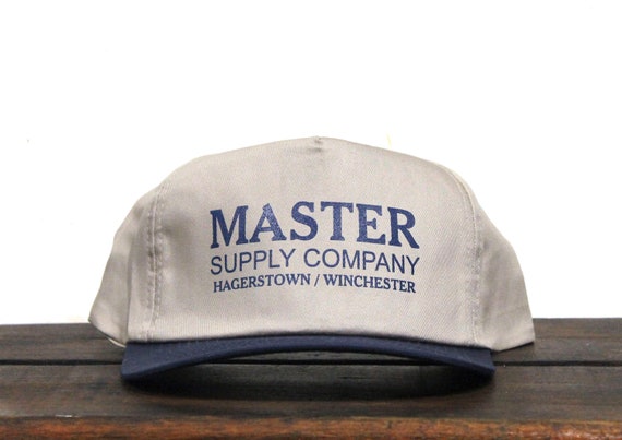 Vintage Trucker Hat Snapback Baseball Cap Master … - image 1