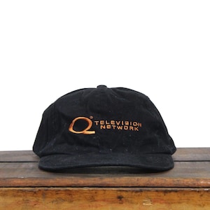 Vintage 90s Q Television Network LGBTQ Gay Lesbian Queer Television Station TV Show Our Life Our Way Unstructured Strapback Hat Baseball Cap
