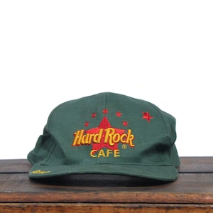 Vintage 90s Forest Green HRC Hard Rock Cafe Beijing China Save the
