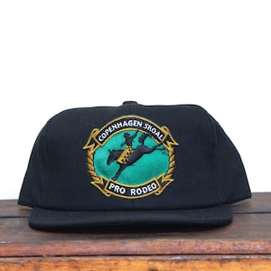 Vintage Trucker Hat Snapback Baseball Cap Copenhagen Skoal Pro Rodeo Cowboy Snuff Chewing Tobacco Dip K Brand Products Made In USA