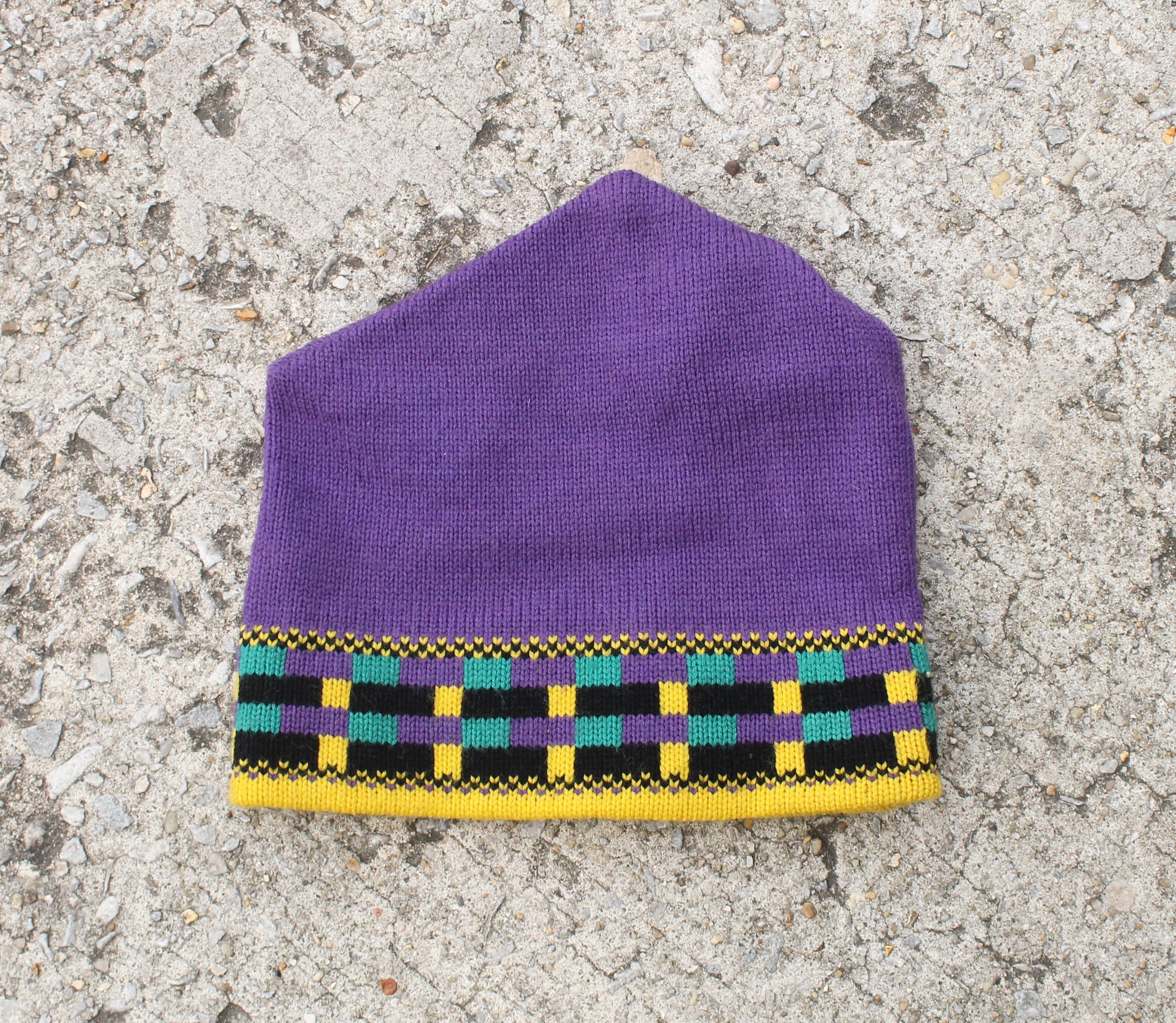 Vintage The North Face Wool Knit Beanie Ski Hat Heritage Ski Tuke Beanie | The North Face FI main image 4
