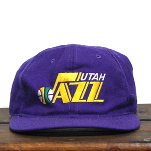 Vintage Distressed 90s Starter Utah Jazz Basketball NBA Purple