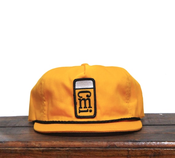 Vintage Snapback Trucker Hat Baseball Cap CMI Corp Paving Equipment Asphalt Pavement Road Construction Street Surface Patch Made In USA