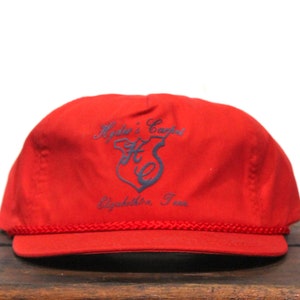 Vintage HC Hyder&#39;s Carpets Rug Floor Covering Southern Town City Elizabethton TN Tennessee Trucker Hat Strapback Baseball Cap
