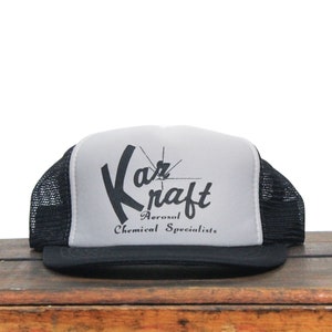 Vintage Kar Kraft Aerosol Chemical Specialists Detailing Spray Car Wash Snapback Trucker Hat Baseball Cap