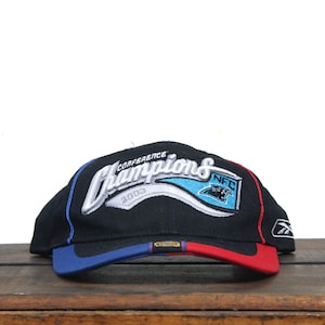 Vintage 2003 NFC Conference Champions Carolina Panthers Football NFL Strapback Hat Baseball Cap