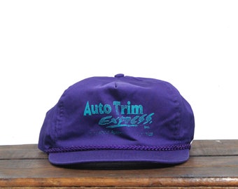 Vintage Brand New Purple / White Camo Von Dutch Cap / Von