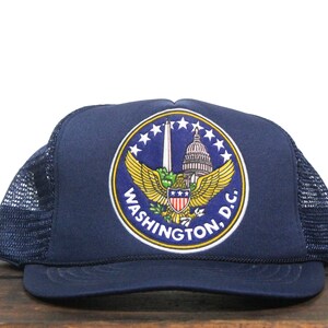 Vintage Trucker Hat Snapback Baseball Cap Washington DC District