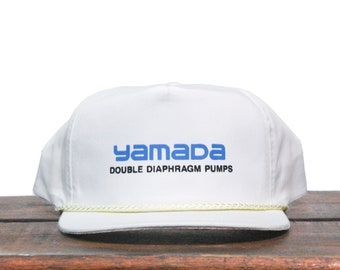 Vintage Trucker Hat Snapback Baseball Cap Yamada Double Diaphragm Pumps Hydraulics Valves