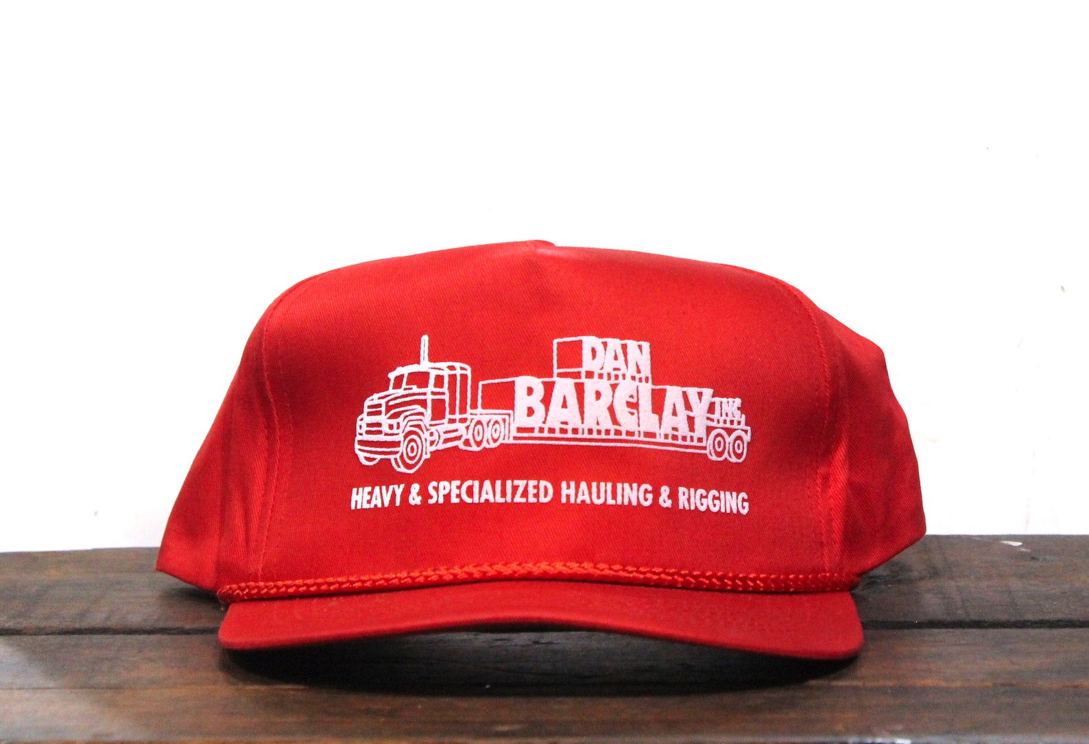 Vintage Trucker Hat Snapback Baseball Cap Dan Barclay Heavy & - Etsy