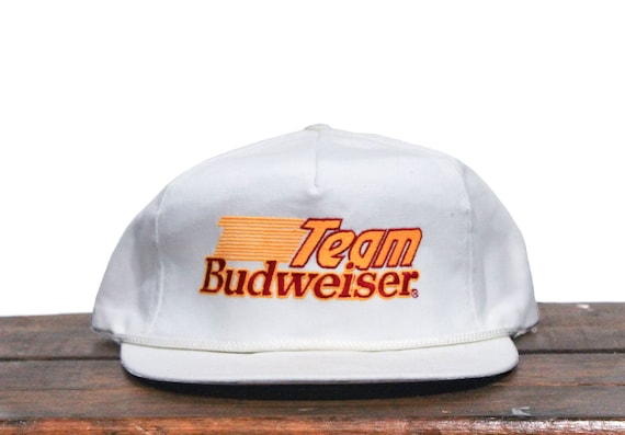 Vintage 80s Team Budweiser Beer Racing Nascar Bud… - image 1