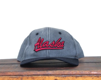Vintage 90s Washed Out Alaska Script Northern State Wildlife