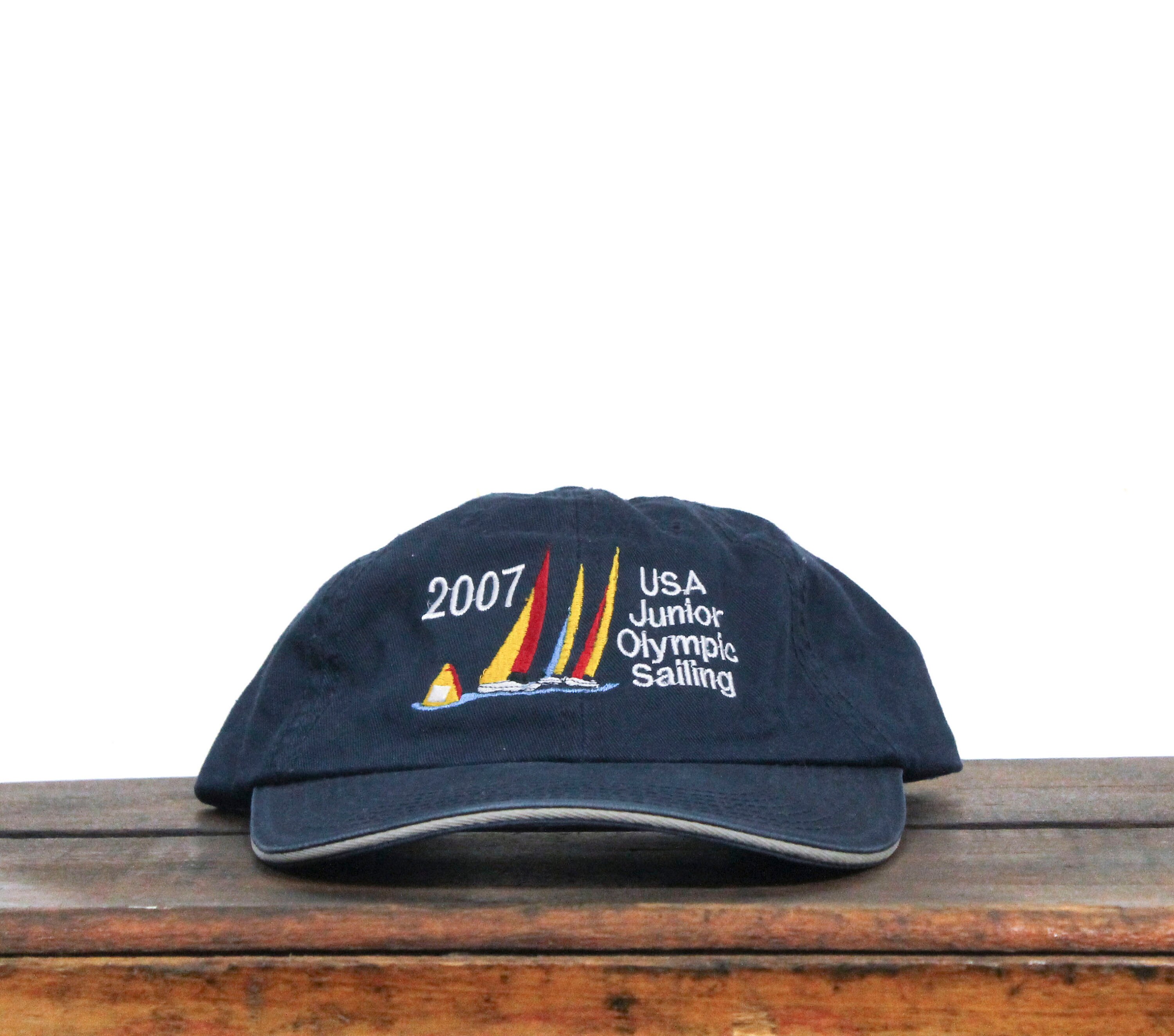 Vintage 90s USA Junior Olympic Sailing Sail Boat Racing  display picture 3
