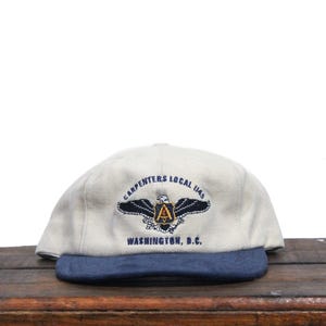 Casquette Vintage Columbia Pictures - New Era USA - Années 90 - Snapback Bleue - Coton - Parfait état