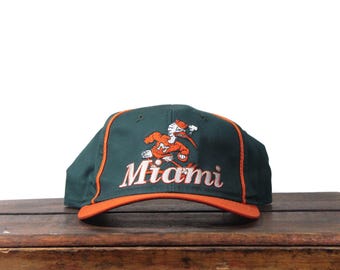 Vintage 90s Apex One U of M University of Miami Hurricanes Canes