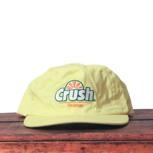 Boné de beisebol vintage Orange Crush Soda Pop Drink desestruturado com alça traseira