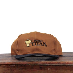 Vintage 90s Snapback Trucker Hat Baseball Cap Kwikset Titan Locks Locksmith Security Door Hardware Keys