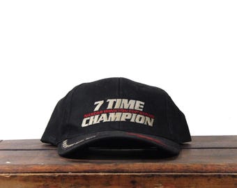 Vintage Distressed Beater Strapback Hat Baseball Cap Goodwrench Racing Dale Earnhardt Sr 7 Time Champion #3 Nascar Winston Cup