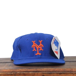 Vintage Distressed Small 90s New York Mets MLB NYC City Sports Specialties Wool Fitted Hat Baseball Cap 6 3/4 Made In USA