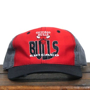 Vintage 90s The Game Snapback Hat Baseball Cap Chicago Bulls NBA Illinois Windy City Basketball