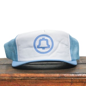Vintage Bell Telephone Defunct Phone Utility Company Logo Trucker Hat Snapback Baseball Cap