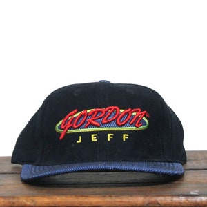 Vintage 90s Jeff Gordon Dupont Refinish Racing Automotive Car Paint Motorsports Nascar 24 Rainbow Snapback Hat Baseball Cap