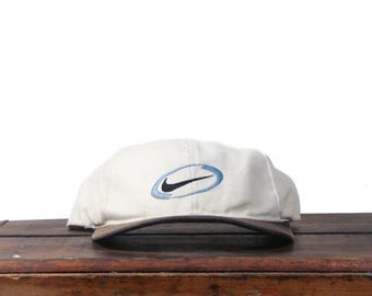 Vintage 90s Orange Nike Athletic Apparel Swoosh Logo Just Do It