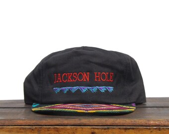 Casquette Snapback Vintage Camionneur Années 80 - Motif Western Trucking Baker Montana - Neuf Sans étiquette