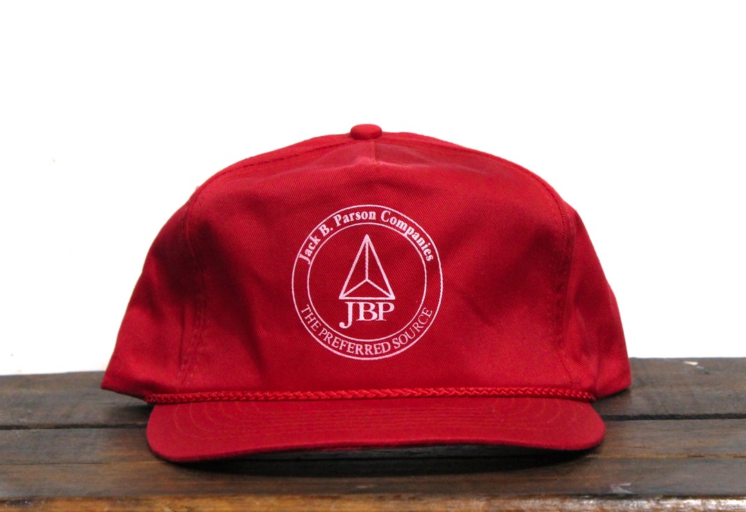 Vintage Minimal Trucker Hat Snapback Baseball Cap Jack B Parson ...