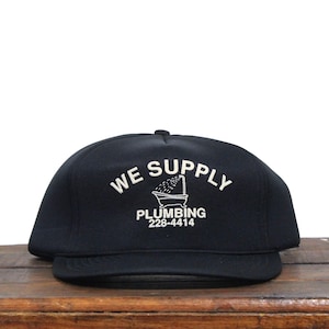 Vintage Trucker Hat Snapback Baseball Cap We Supply Plumbing Bath Shower Pipe Valve Fitting Specialists Plumbing Supplies Bathroom