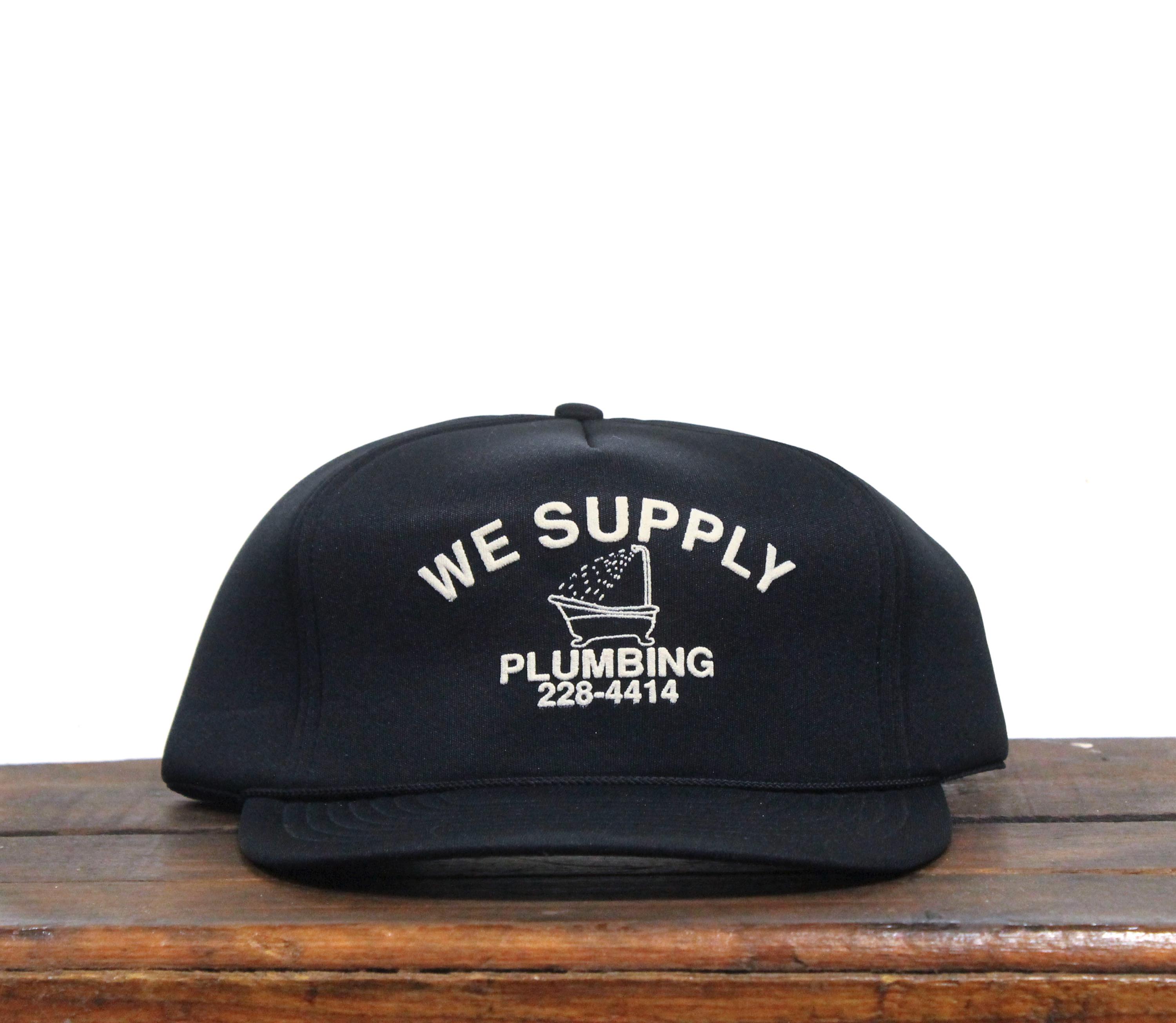 Vintage Trucker Hat Snapback Baseball Cap We Supply Plumbing Bath Shower Pipe Valve Fitting Specialists Plumbing Supplies Bathroom