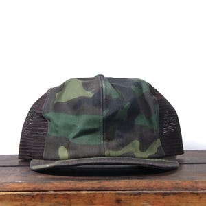 Vintage Blank Camo Trucker Hat Snapback Baseballkappe Woodland Camouflage Jagd Patch K Marke K Produkte Made in USA