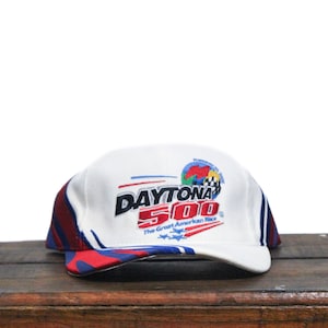 Vintage Y2K 2000 Daytona 500 Nascar Stock Car Racing Motorsports The Great American Race Strapback Hat Baseball Cap