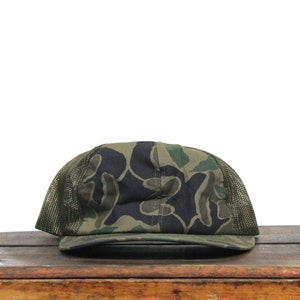 Vintage Blank Duck Woodland Camouflage Jagd Mesh Zurück Trucker Hut Snapback Baseballmütze