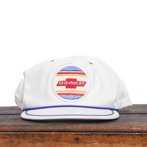 Vintage des années 80 Chevrolet Chevrolet Bowtie Logo camions voitures pick-up Patch Trucker Hat Snapback Baseball Cap Made In USA