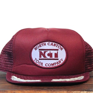 Vintage Trucker Hat Snapback Baseball Cap NCT North Canton Tools Sheetrock Drywall Painting Scrapers Patch Ohio